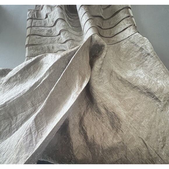 Adrianna PAPELL Dress Size 8 Sleeveless Silver Gray Pewter Shimmer Flowy NWT - Picture 8 of 10